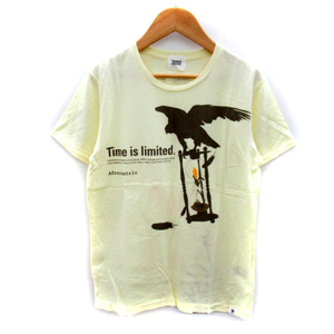  Takeo Kikuchi TAKEO KIKUCHI T-shirt cut and sewn short sleeves round neck print 1 yellow yellow /SY31 men's 