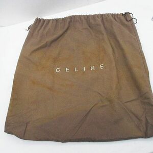 セリーヌ CELINE バッグ保存袋 ロゴ ブラウン 茶系 レディース