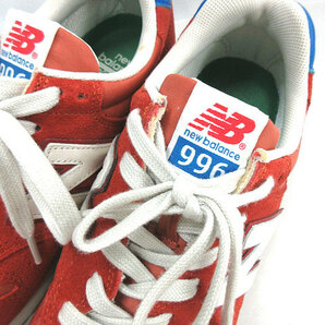 ニューバランス NEW BALANCE D MRL996EH スエード スニーカー 靴 赤 茶 レッド ブラウン系 US8 26cm メンズ レディースの画像4