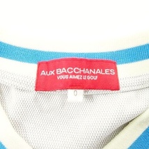 美品 オーバカナル AUX BACCHANALES ベスト プルオーバー Vネック ゴルフ ウエア ライン 0 S グレー系■GY08 レディース_画像4