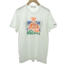 チャンピオン CHAMPION 90s ROAD RACE Tシャツ 半袖 クルーネック カットソー L 白 ホワイト ■GY09 メンズ_画像1