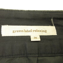 グリーンレーベルリラクシング ユナイテッドアローズ green label relaxing ショートパンツ グレー 36 *T406 レディース_画像3