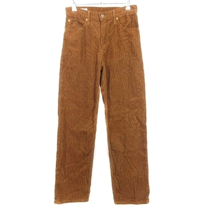 リーバイスプレミアム Levis PReMIUM DAD CORDUROY PANTS CARAMEL 4.1.2 ワイドレッグ コーデュロイ コットン 無地 24 茶 ブラウン ボトム