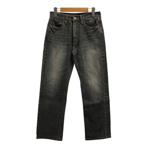  Bobson BOBSON Denim jeans plain cotton 73cm charcoal gray lady's 