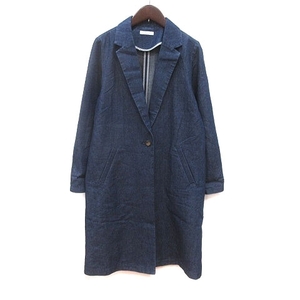  Olive des Olive OLIVE des OLIVE coat Denim long sleeve S blue blue /MS #MO lady's 