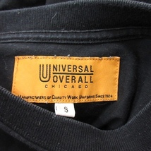 ユニバーサルオーバーオール UNIVERSAL OVERALL Tシャツ カットソー 長袖 S 黒 ブラック /YI メンズ_画像6