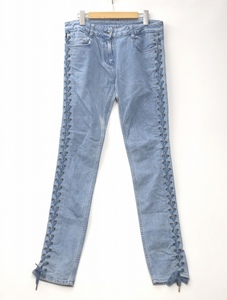 sandro Sand ro Paris side race up Denim pants 40(M) indigo 