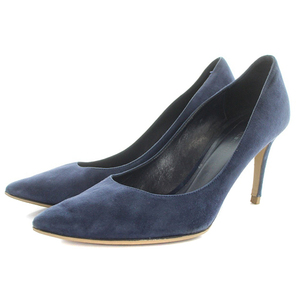  fabio rusko-niFABIO RUSCONI pumps pin heel suede po Inte dotu38 24.5-25cm navy blue navy /SR11 lady's 