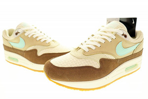 未使用品 ナイキ NIKE AIR MAX 1 PRM CREPE HEMP 2022 27cm MEDIUM BROWN PREMIUM FD5088-200 エア マックス I プレミアム クレープ ヘンプ