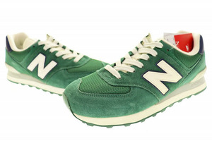 ニューバランス NEW BALANCE ML574OBD 2019 27cm DARK GREEN Dワイズ スエード レザー スニーカー ダークグリーン 緑 【ブランド古着ベクト