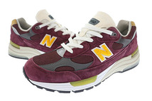 ニューバランス NEW BALANCE M992CA MADE IN USA Burgundy Gold バーガンディー ゴール スニーカー 27.5 ブランド古着ベクトル ▲■ 23113_画像1