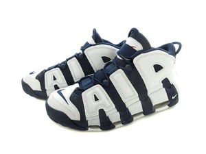 ナイキ NIKE エア モア アップテンポ オリンピック AIR MORE UPTEMPO OLYMPIC スニーカー 414962-104 ホワイト ネイビー 29.5