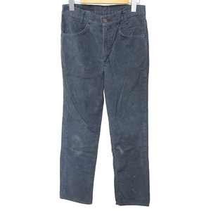 リーバイス Levi's 719-1517 80s ヴィンテージ コーデュロイパンツ ストレートパンツ スラックス 紺 ネイビー W29 L30 約S-M 1025 STK