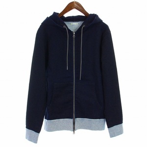 ディーパーズウェア DEEPER'S WEAR ONE SWING PARKA パーカー ジップアップ ストレッチ 4 M 紺 ネイビー /KU メンズ