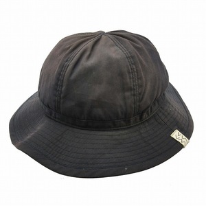 22SS ビズビム VISVIM BUCKET CAP バケット ハット バケハ キャップ 帽子 コットンナイロン 0122303003007 サイズML 紺 ネイビー