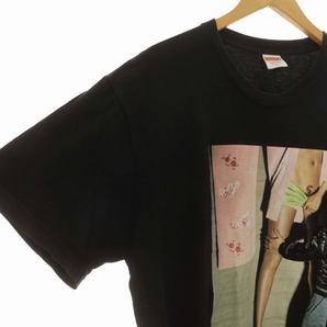 シュプリーム SUPREME 22SS Model Tee Tシャツ カットソー クルーネック 丸首 半袖 プリント L 黒 ブラック /DK メンズの画像3