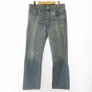 リーバイス Levi's STAY TRUE 03501-01 デニム 05年製 ダメージ ユーズド加工 インディゴ ブルー W32 L32 STK メンズ