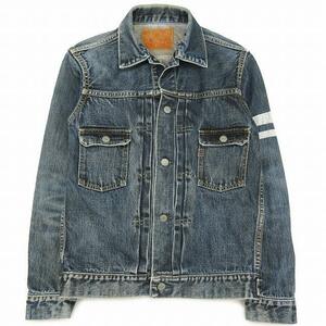 桃太郎ジーンズ MOMOTARO JEANS 2nd 出陣 ダブルポケット デニム ジャケット Gジャン ジージャン ブルゾン ライン