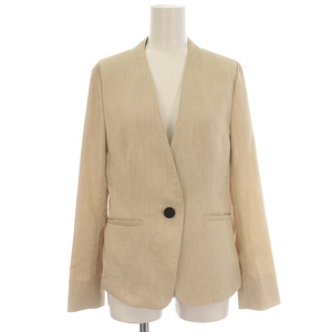  Indivi INDIVI no color jacket linen Like 38 M /*G beige /*G lady's 