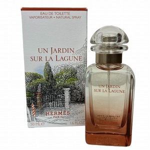 未使用品 エルメス HERMES オードトワレ ナチュラルスプレー ラグーナの庭 50ml フランス製 香水 1112 レディース