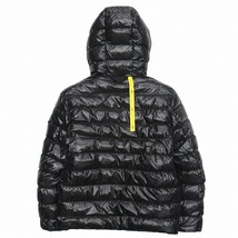 美品 20aw モンクレール ジーニアス 2 MONCLER GENIUS 1952 ボア リバーシブル ダウン ジャケット HAFFNER ワッペン ロゴ 刺繍 黒 ▼11_画像4