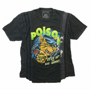 ニードルス ニードルズ Needles リビルドバイニードルズ Rebuild by Needles 7 Cuts Tee ポイズン POISON 再構築 ドッキング Tシャツ M