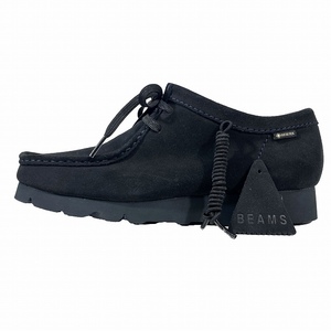 クラークス×ビームス clarks×BEAMS 別注 ゴアテックス ワラビー スエードシューズ Wallabe GTX BLACK サイズ26cm 28005 メンズ