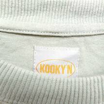 クーキー KOOKYN レイヤード風 Tシャツ カットソー 長袖 クルーネック コットン 綿 F ライトグリーン 薄緑 /FT34 レディース_画像3