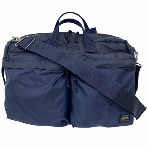 ポーター PORTER フォース 3way ブリーフケース ビジネスリュック ショルダーバッグ 855-07594 ネイビー メンズ