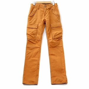 リーバイス Levi's カラーデニム カーゴ パンツ 28 オレンジ メンズ