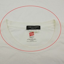 11AW デカダンス期 コムデギャルソンオムプリュス COMME des GARCONS HOMME PLUS ドッキング ロング Tシャツ 半袖 プリント リメイク_画像5