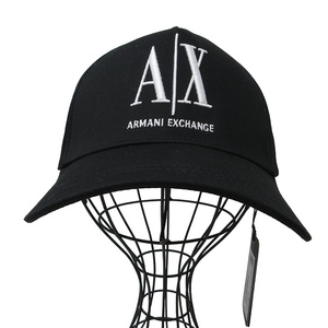 アルマーニエクスチェンジ A/X ARMANI EXCHANGE タグ付き 954047 帽子 ベースボールキャップ ロゴキャップ 黒 ブラック F 1114
