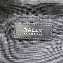 バリー BALLY WOLFSON MD ナイロン リュック バックパック デイパック 総柄 プリント カバン 黒 ブラック/13▲B10 メンズ レディース_画像7