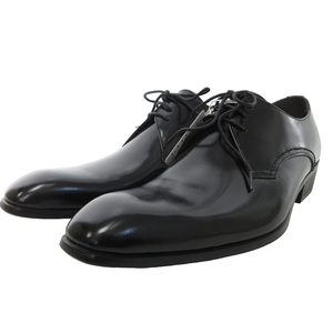 未使用品 マジマジ MAJI MAJI タグ付き ビジネスシューズ レザー フォーマル 革靴 プレーントゥ ブラック 黒 US7 25cm 1122 メンズ