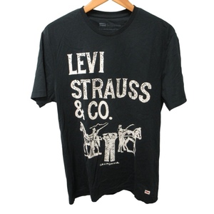 リーバイス Levi's Tシャツ カットソー 半袖 黒 ブラック M 1124 STK メンズ