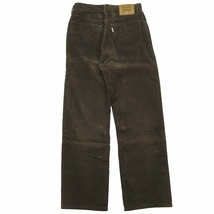 1996年製 ヴィンテージ リーバイス Levi's W515 コーデュロイ パンツ 細畝 ストレート 5ポケット ボトムス W29L32 ダークブラウン BLM11_画像2