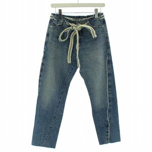 トゥデイフル TODAYFUL ORSONs Denim デニム パンツ ジーンズ テーパード カットオフ W25 M 青 ブルー 11811408 /TK レディース