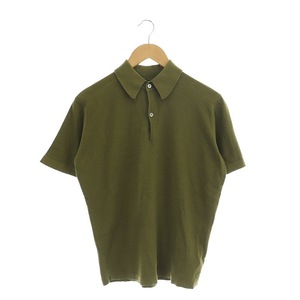 アナトミカ ANATOMICA KNITTED POLO SHIRTS ポロシャツ 半袖 プルオーバー カーキグリーン /DO ■OS レディース