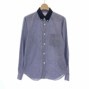 コムデギャルソンシャツ COMME des GARCONS SHIRT ギンガムチェック ボタンダウンシャツ 長袖 S 青 ブルー CDGS6NCA /KH メンズ