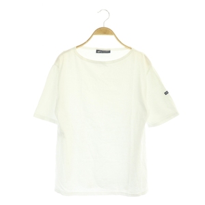 セントジェームス SAINT JAMES 5分袖カットソー Tシャツ SM 白 ホワイト /MI ■OS レディース
