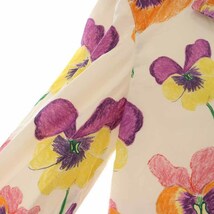 マルニ MARNI 22SS PANSIES POPLIN JACKET フローラル ジャケット ショート丈 花柄 マルチカラー GIMA0129M1UTC124 /YI13 レディース_画像6