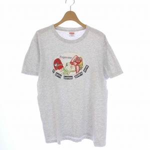 シュプリーム SUPREME 19SS It Gets Better Every Time Tee Tシャツ カットソー 半袖 プリント S グレー /KH メンズ