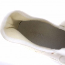 フェンディ FENDI fabric running sneakers スニーカー ズッカ柄 切替 8 27cm 白 ホワイト 7E1477 /KH ■GY20 メンズ_画像7