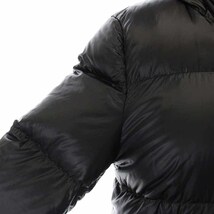 モンクレール MONCLER 22AW セリッテ SERITTE ダウンジャケット ハイネック ジップアップ フード アニメタグ 0 XS 黒 ブラック_画像6