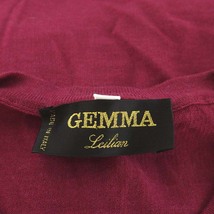 レリアン Leilian GEMMA アンサンブルニット カーディガン 長袖 ウール 9 M 紫 パープル /AN43 レディース_画像4