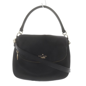 ケイトスペード KATE SPADE CLASSIC NYLON SMALL DEVIN ハンドバッグ ショルダーバッグ 2WAY ナイロン ロゴ 黒 ブラック PXRU6006