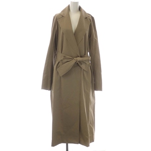 si Class CYCLAS Chesterfield coat spring coat long beige /HS #OS lady's 