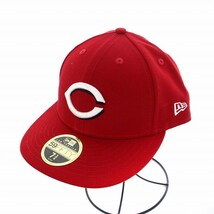 ニューエラ NEW ERA 59FIFTY MLBオンフィールド シンシナティ・レッズ ホーム ベースボールキャップ 野球帽 61.5cm 赤 レッド /KH メンズ_画像1