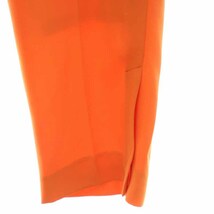 アンフィーロ UNFILO 23SS カラー テーパードパンツ イージーパンツ クロップド丈 M オレンジ PRUMSM0412 /YI20 レディース_画像4