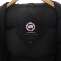 CANADA GOOSE Jasper Parka Heritage ダウンジャケット ミドル ジップアップ ハイネック フード コヨーテファー S 黒 3438JM R /SI35_画像7